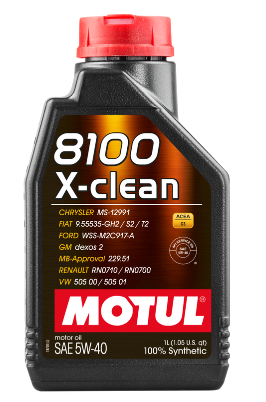 MOTUL 8100 X-CLEAN 5W-40 1L
