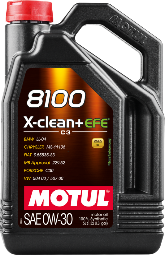 MOTUL 8100 X-CLEAN+ EFE 0W-30 5L