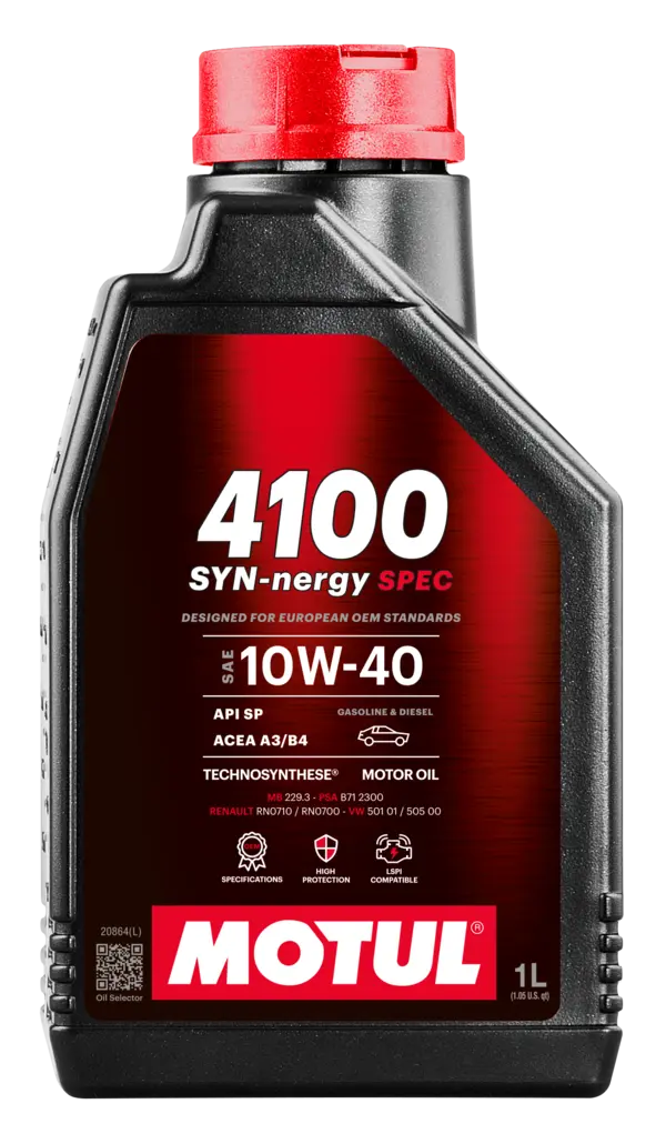 MOTUL 4100 SYN-NERGY SPEC 10W-40 1L