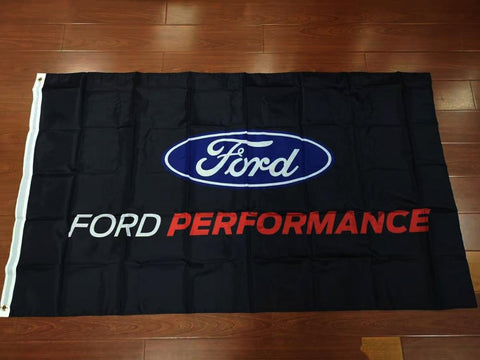 bandera  ford racing performance