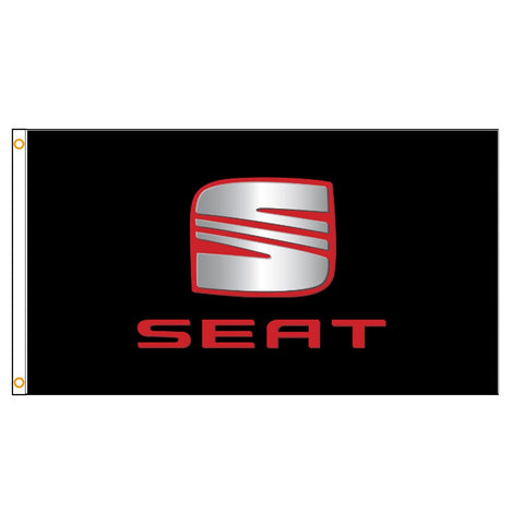 bandera Seat Motor Sport Racing Car Flag