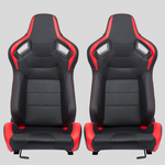 asiento semi-baquet de cuero