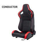 asiento semi-baquet de cuero