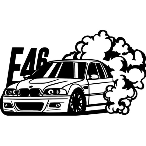 Stickers Drift BMW E46